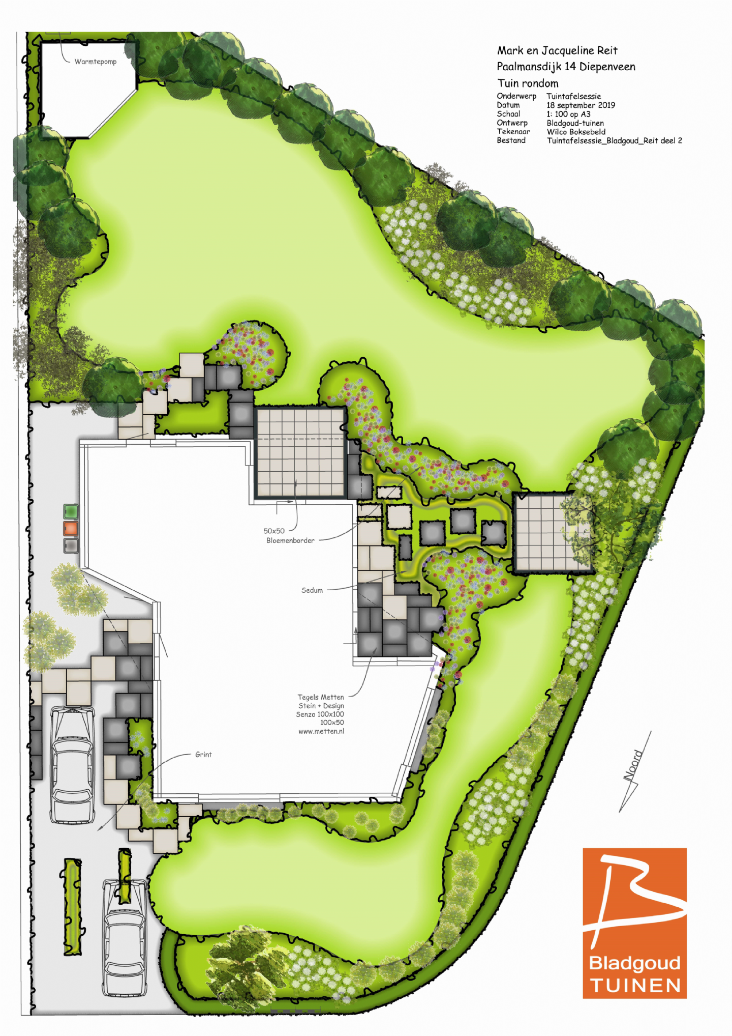 Tuinontwerp landelijk Diepenveen